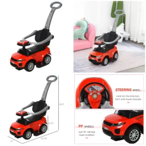 Kids 3-in-1 Push Car