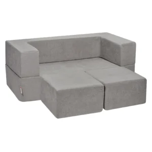 Kids Couch, 4Pcs Modular Kids Play Couch,